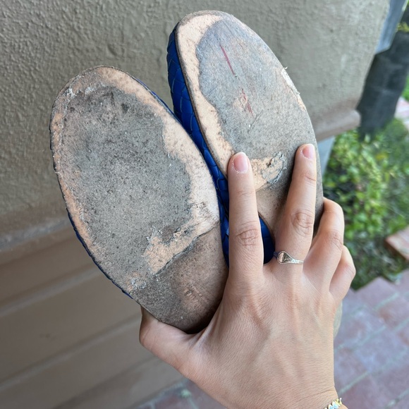 Blue Woven Flats - Picture 5 of 7